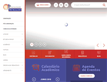 Tablet Screenshot of faculdademurialdo.com.br